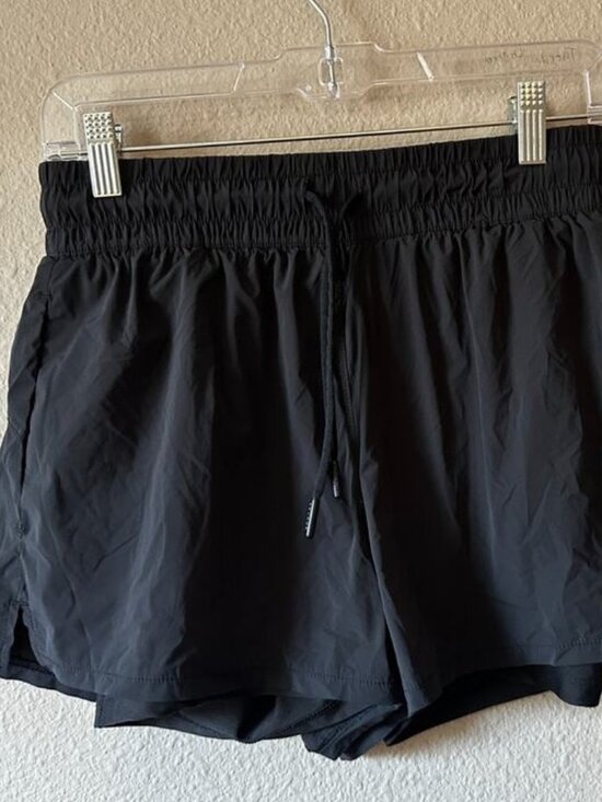 Pants - Shorts Black Size Small Athletic Gym Running Unlined